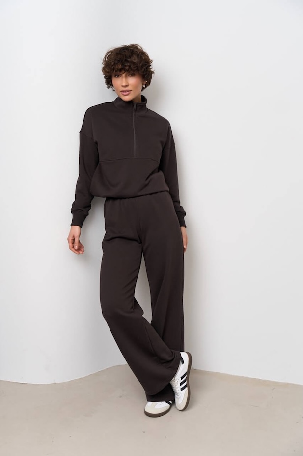 Women's NORENA tracksuit in chocolate